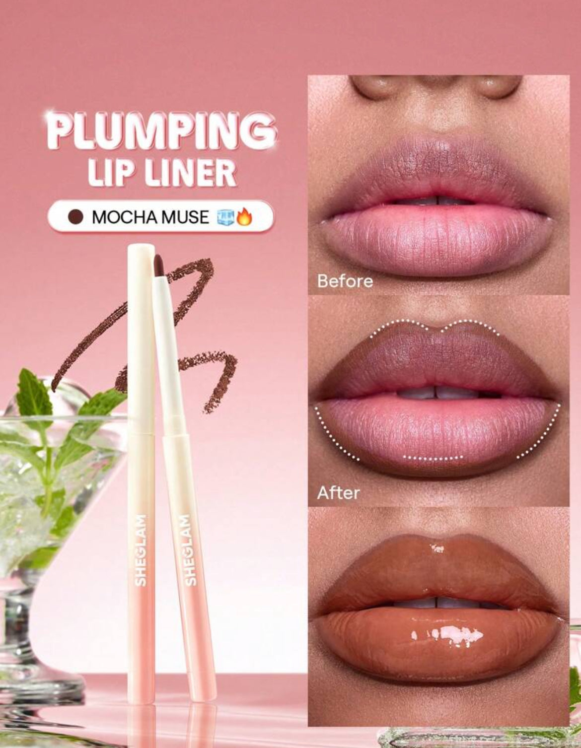 Delineador de labios voluminizador Bold Booster - Mocha Muse 💕