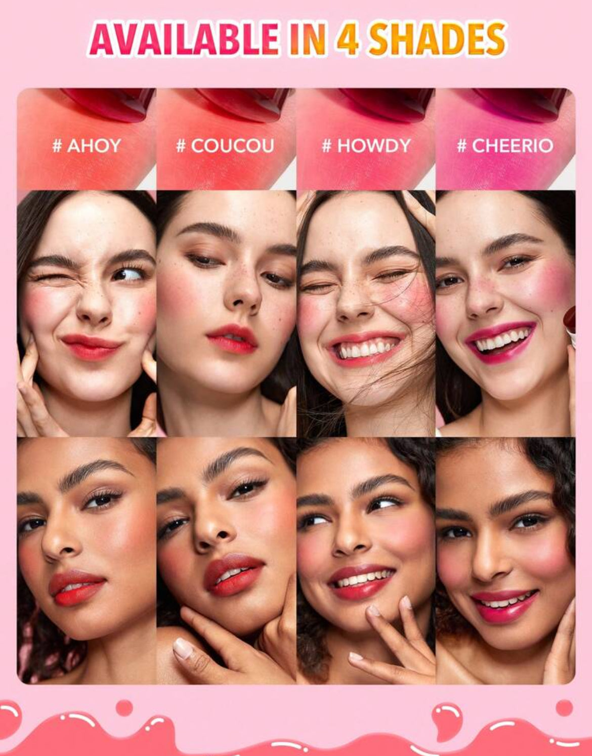 Tinte hidratante para labios y rubor Jelly-Licious-Howdy