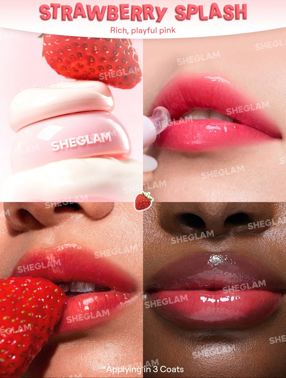 Mermelada de labios Hydra Jelly Pocket 🫦 Strawberry Splash 🍓