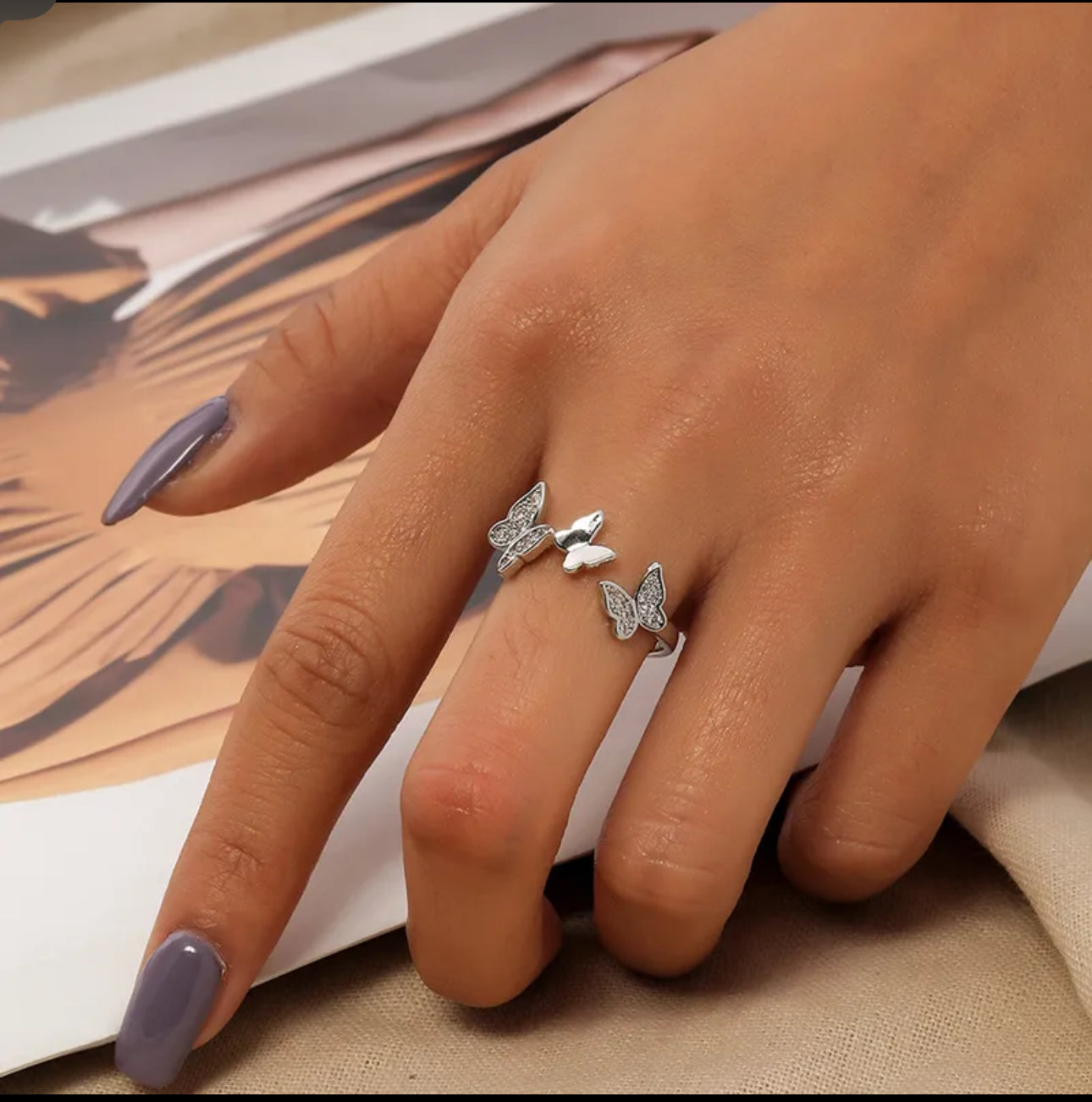 Anillo de acero inoxidable