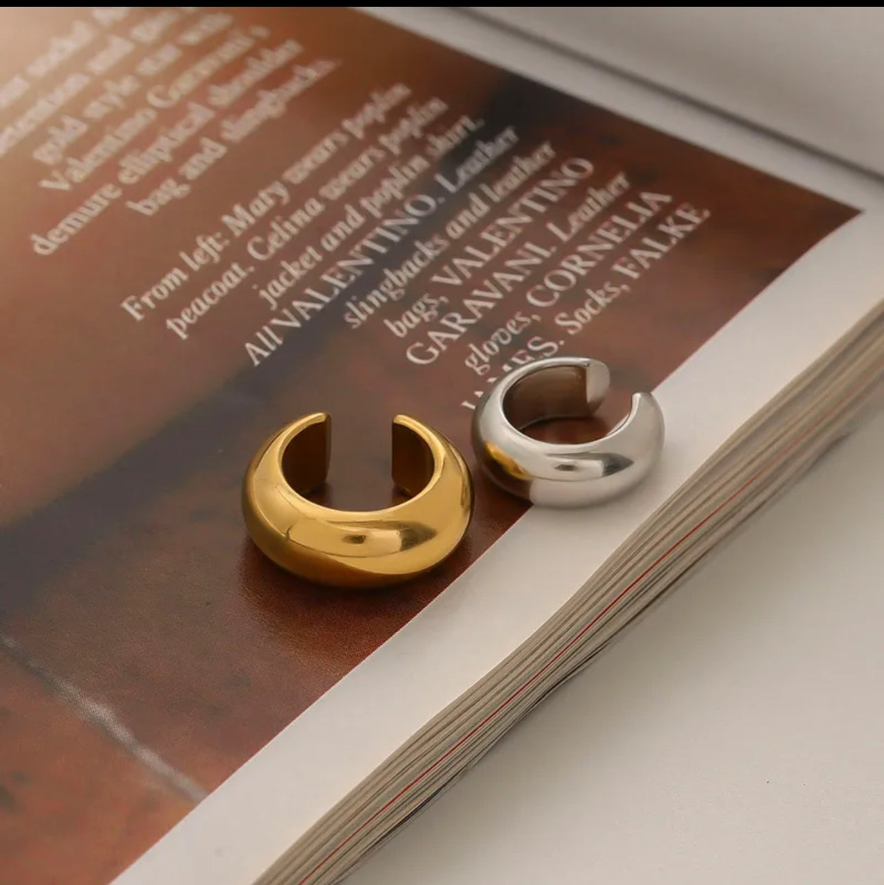 Pendientes de acero inoxidable