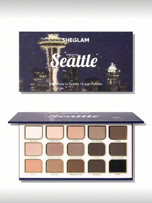 Paleta sombras Sheglam 15 colores- Seattle