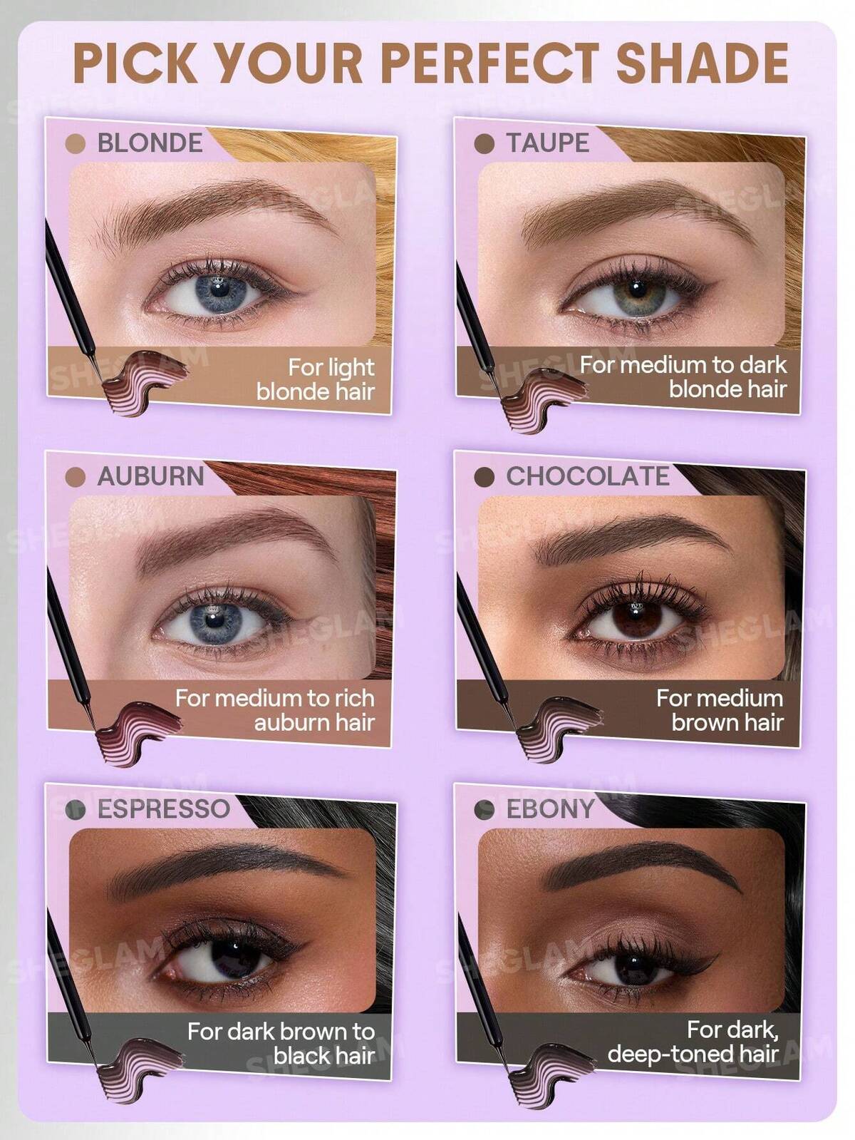 Tinta lock Tattoo Sheglam- Chocolate