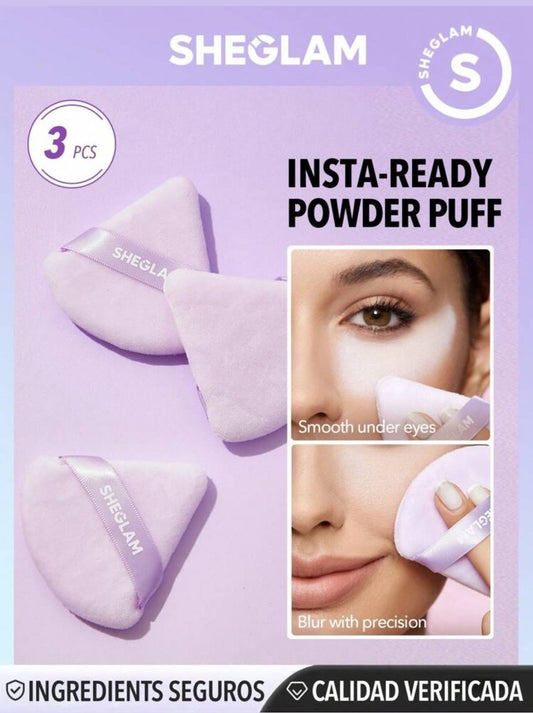 BORLAS DE MAQUILLAJE LILA SHEGLAM