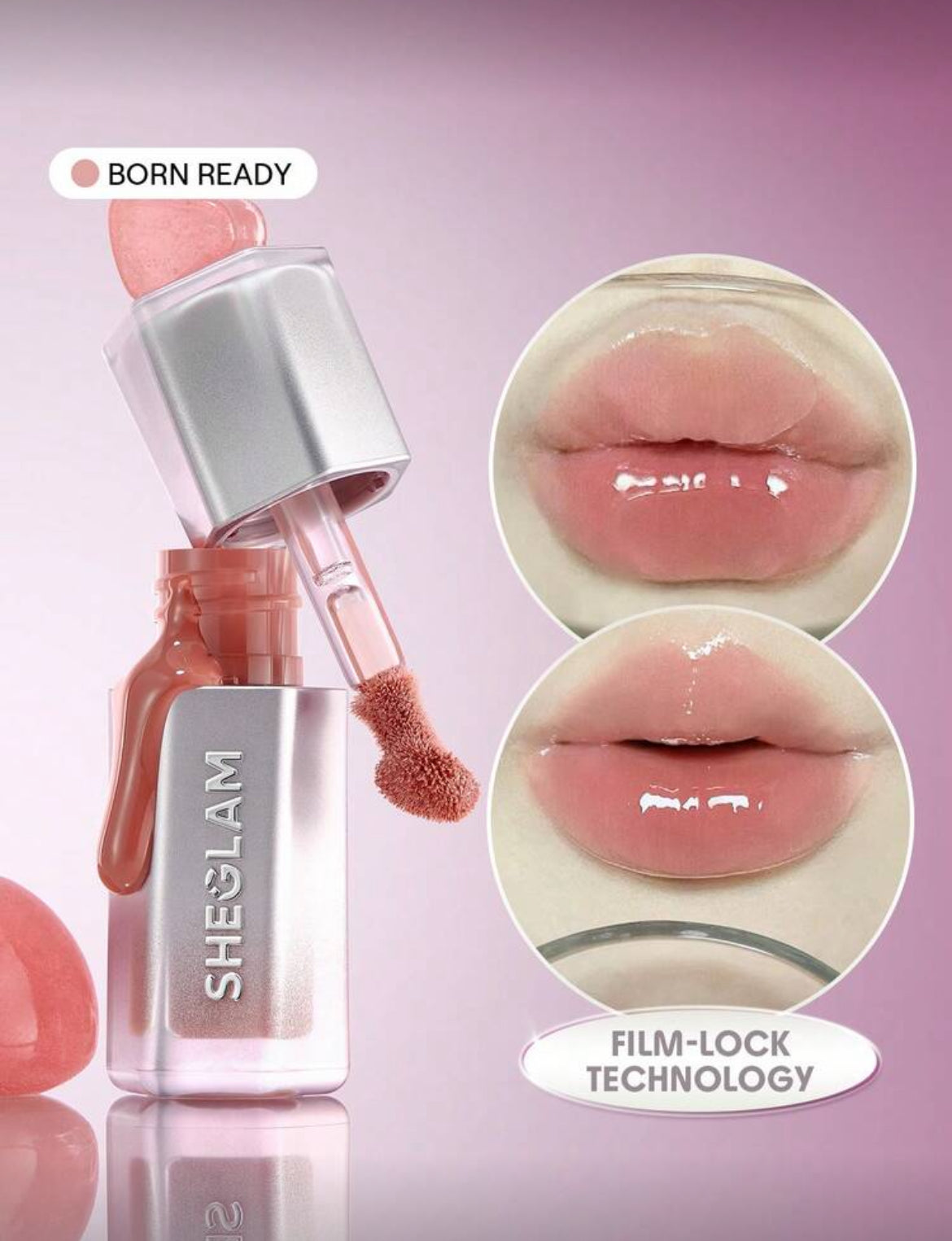 Glass Lock Air Brillo Labial intransferibles- Born Ready