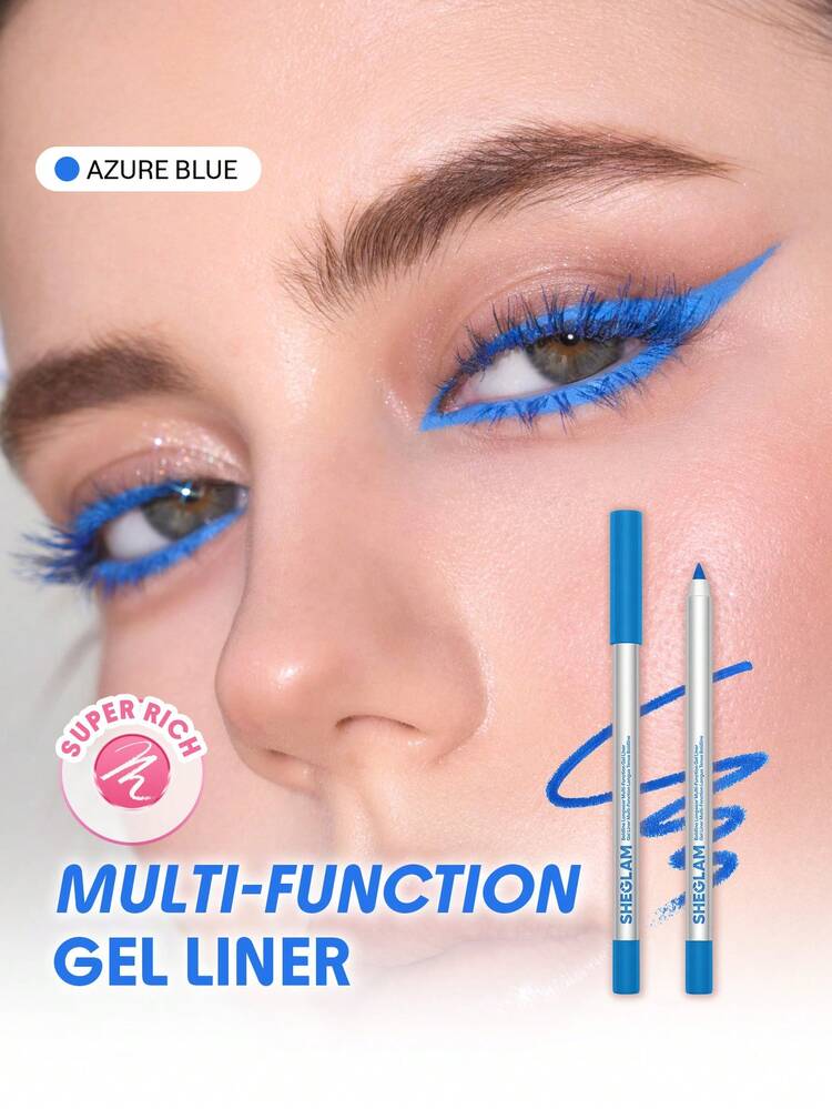 SHEGLAM Boldline Delineador en Gel Multifunción de Larga Duración-Black
