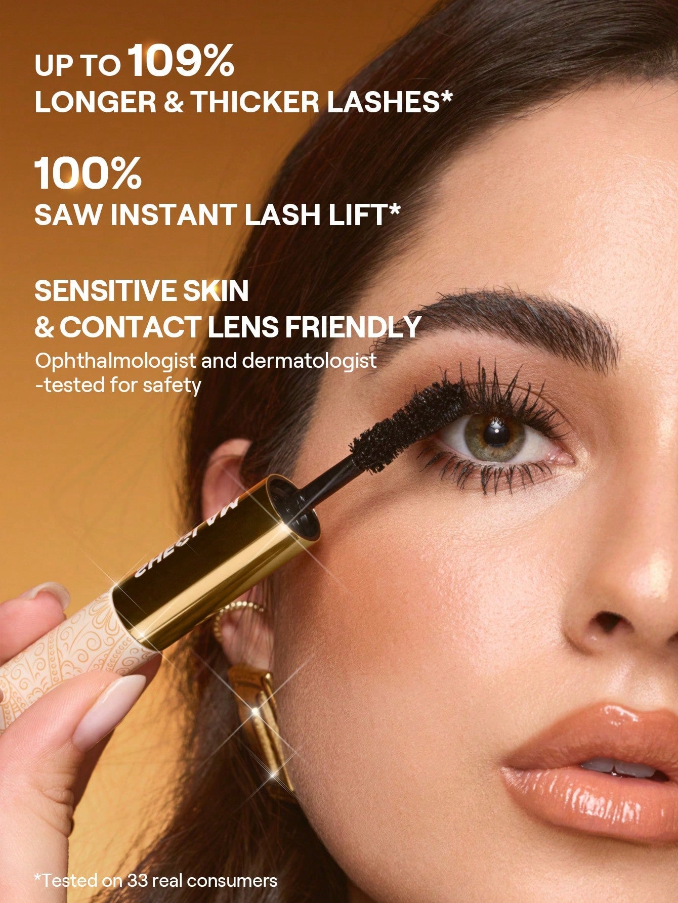 SHEGLAM MÁSCARA DE PESTAÑAS 2 en 1🤩  24 K GOLD