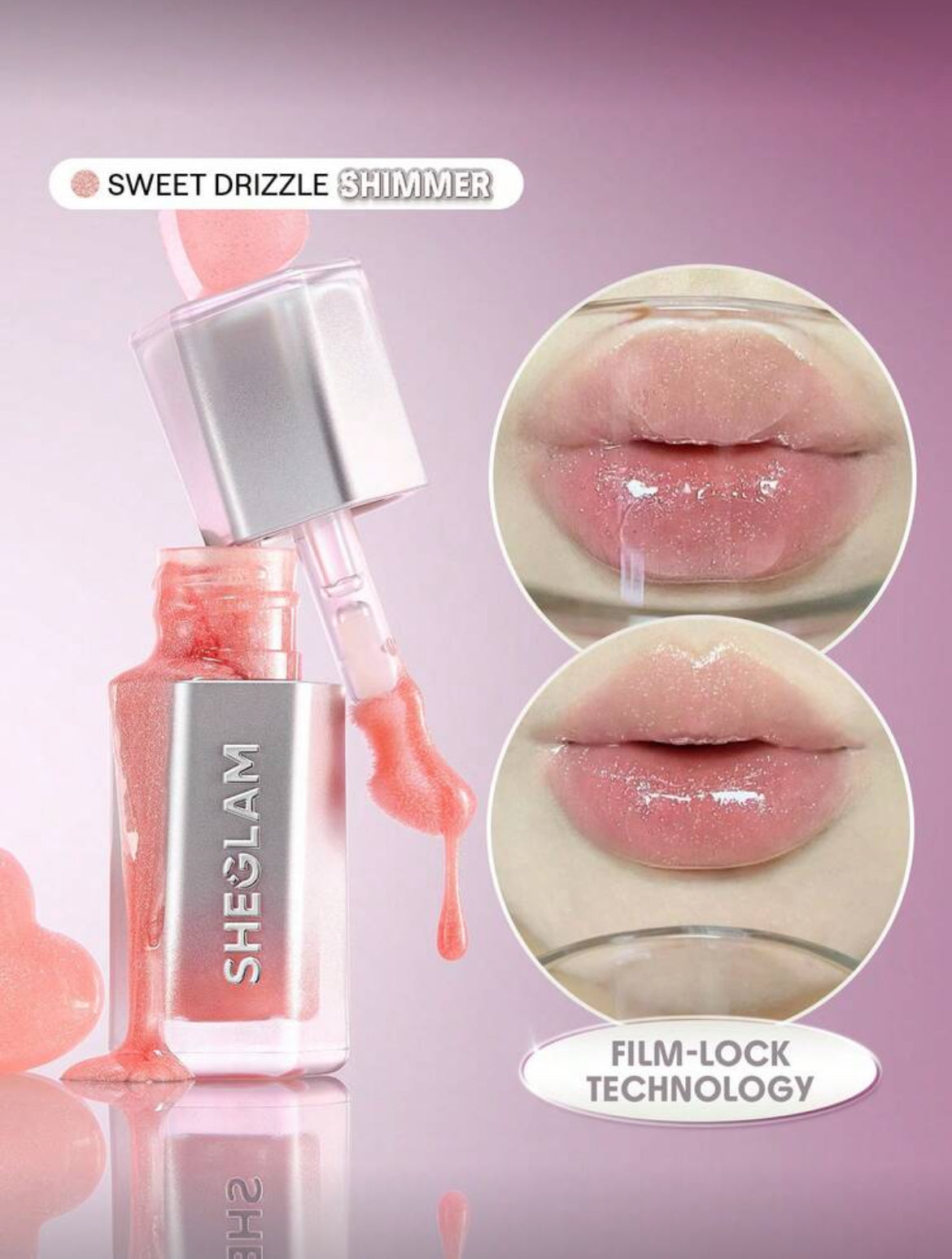 Glass Lock Air Brillo Labial intransferibles- Sweet Drizzli