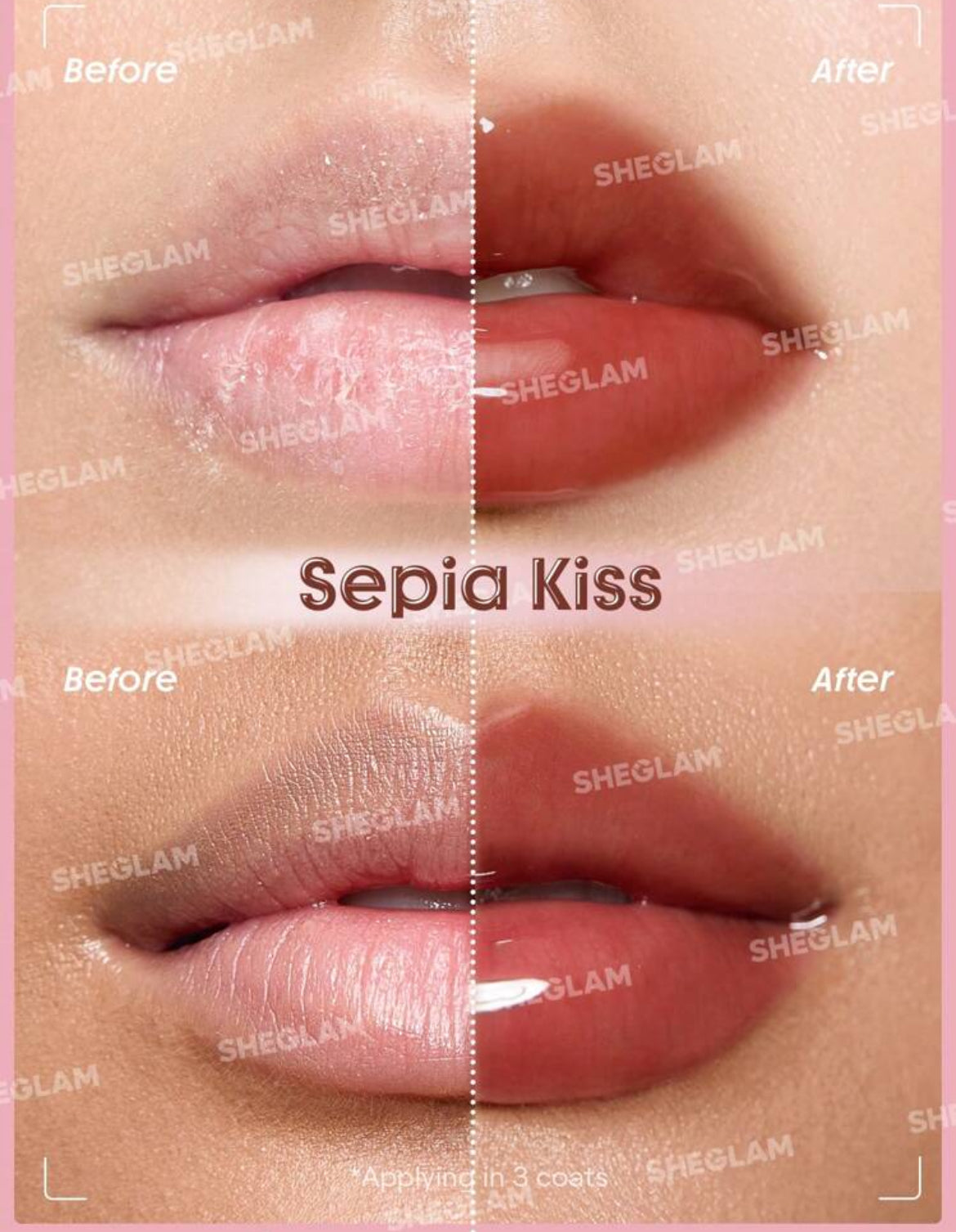 Booster Shine Plumping Lip Gloss- Sepia kiss