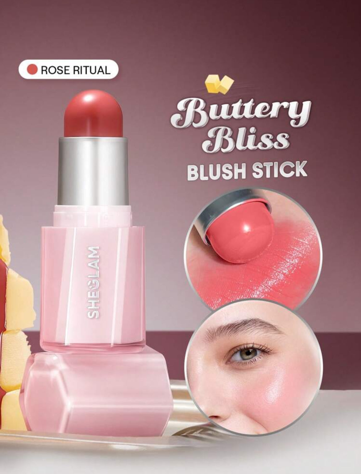 Rubor Buttery Bliss en barra- Rose Ritual