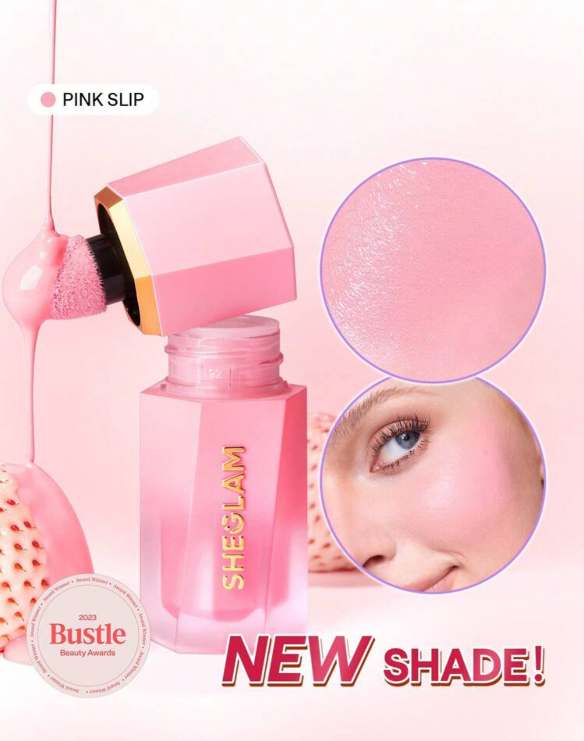 SHEGLAM RUBOR PINK SLIP💕💞💗