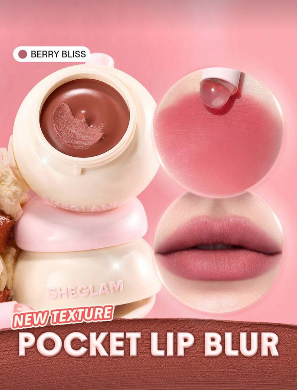 Putty Pocket-Lip pot-Berry Bluss