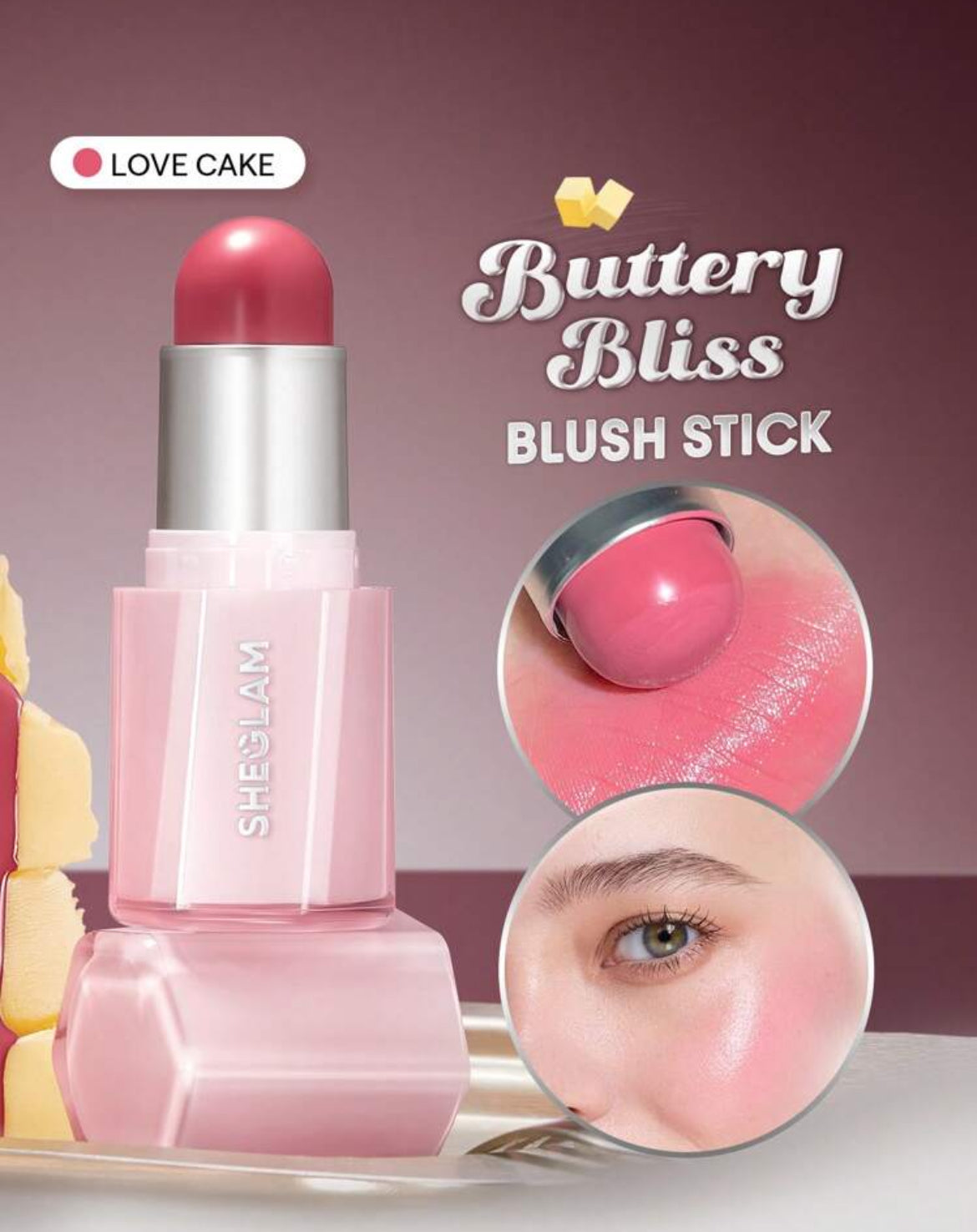 Rubor Buttery Bliss en barra- Love Cake