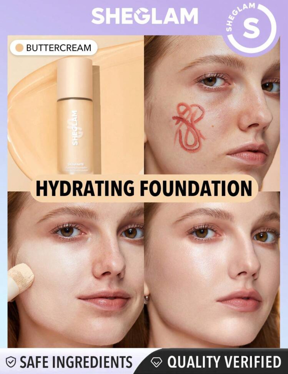 Base de maquillaje hidratante Skinfinite- Buttercream✔️