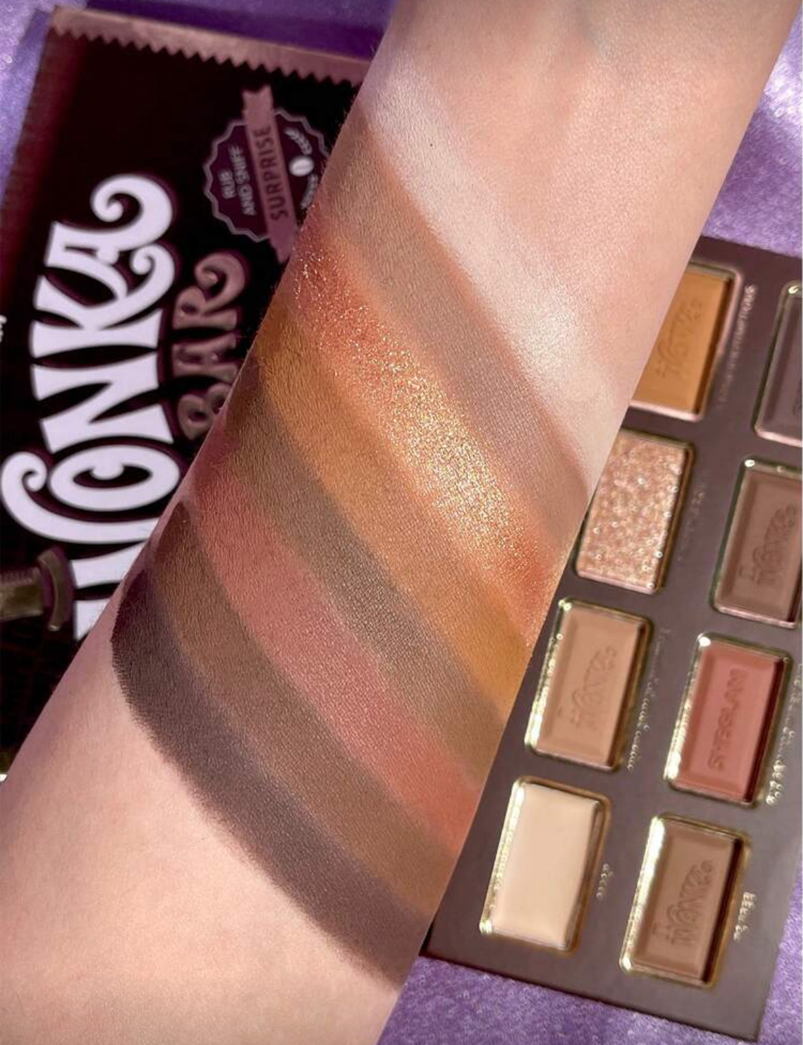 Paleta de sombras x Willy Wonka