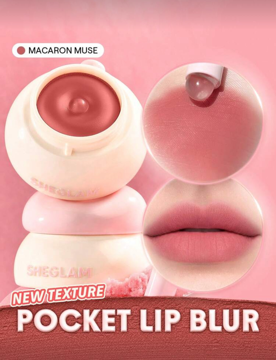 Putty Pocket-Lip pot-Macaron Muse