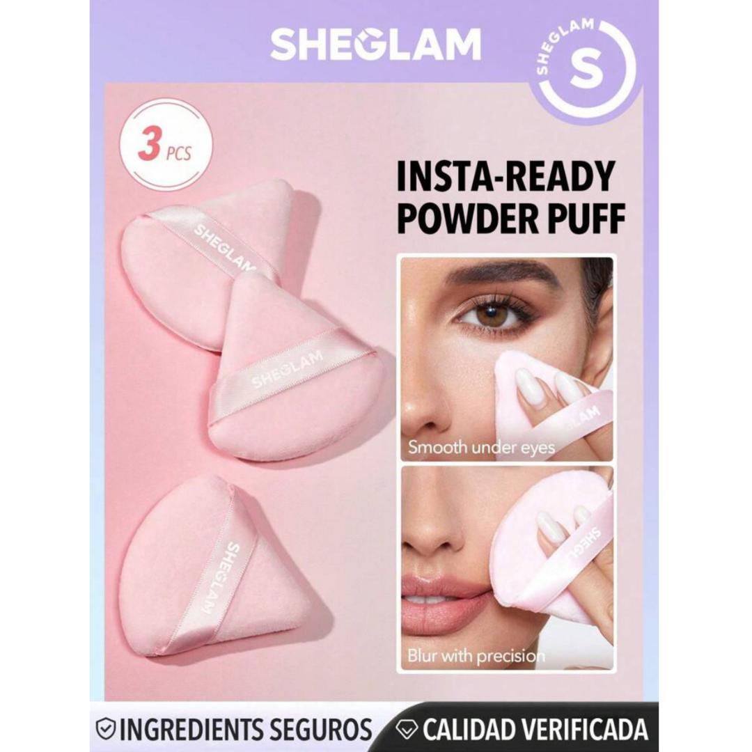 BORLAS DE MAQUILLAJE SHEGLAM