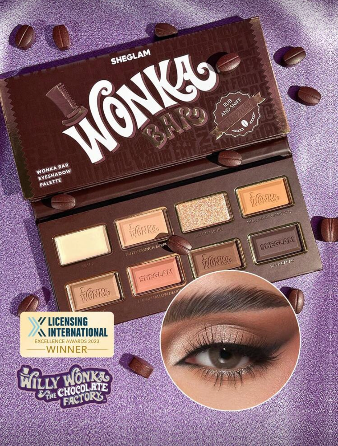 Paleta de sombras x Willy Wonka