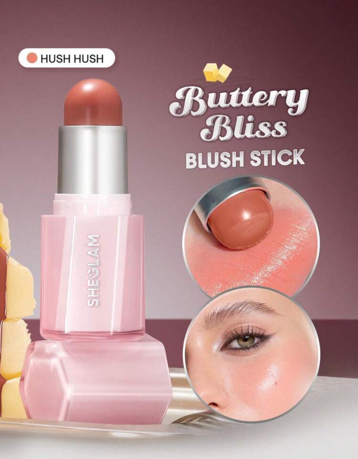 Rubor Buttery Bliss en barra- Hush Hush