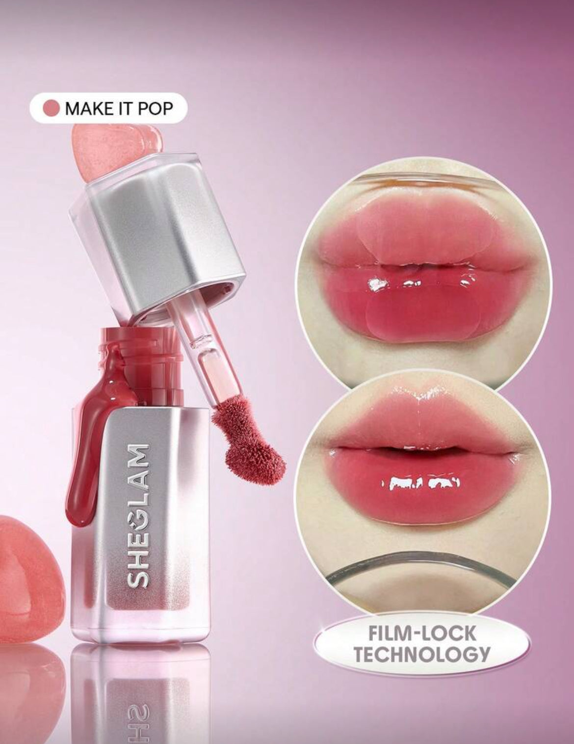 Glass Lock Air Brillo Labial intransferibles- Make it pop