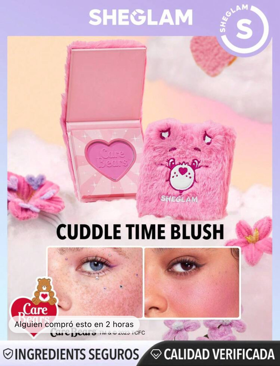 SHEGLAM X CARE BEARS-RUBOR EN POLVO- FAB-U-LOUS