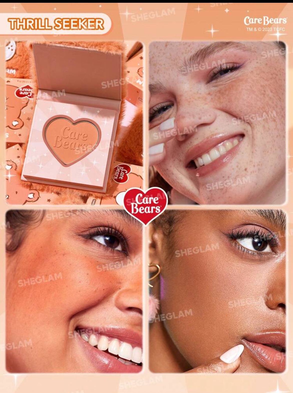 SHEGLAM X CARE BEARS- RUBOR EN POLVO-THEILLSEEKER