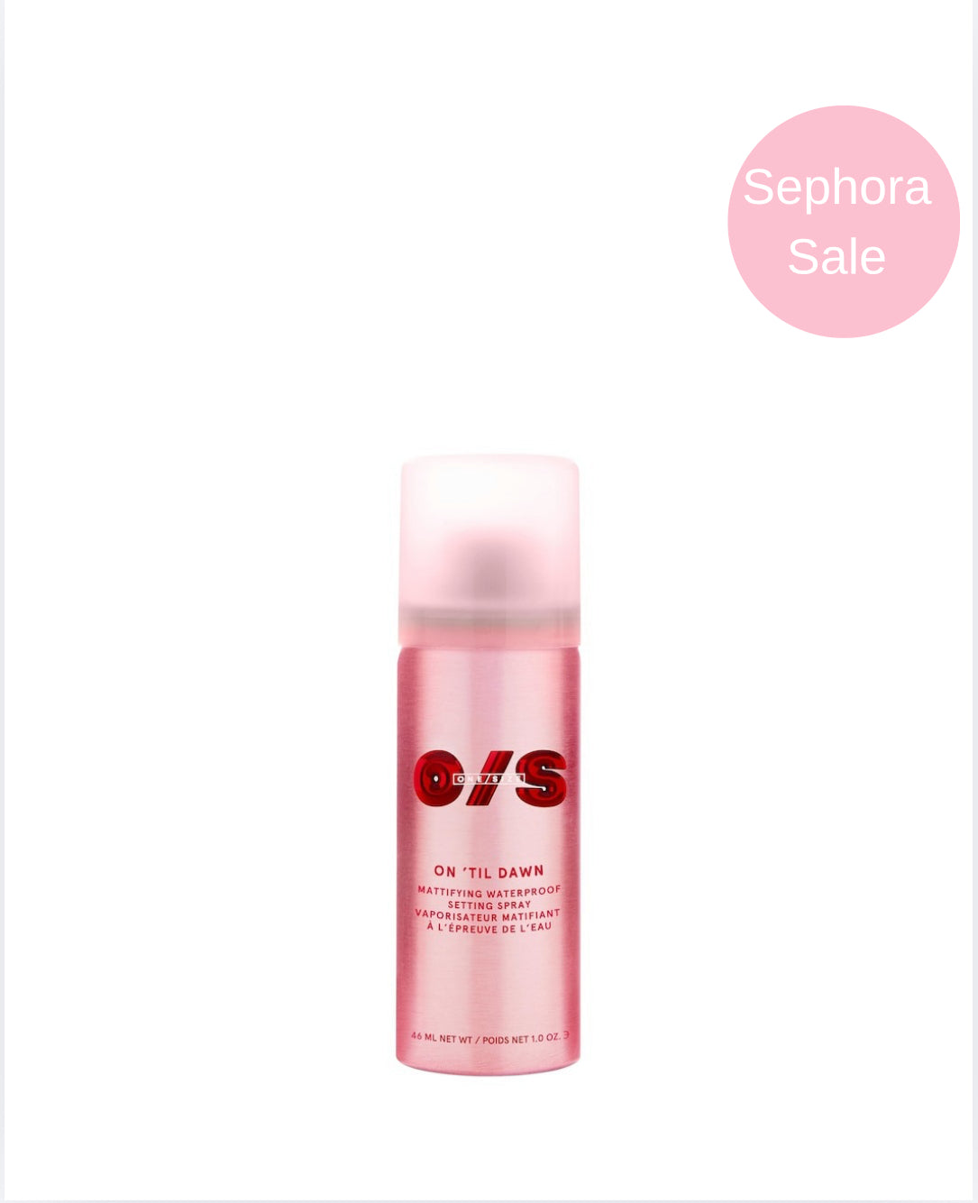 SEPHORA SALE ONE/SIZE by Patrick Starrr 
On 'Til Dawn Mattifying Waterproof Setting Spray “BAJO PEDIDO”