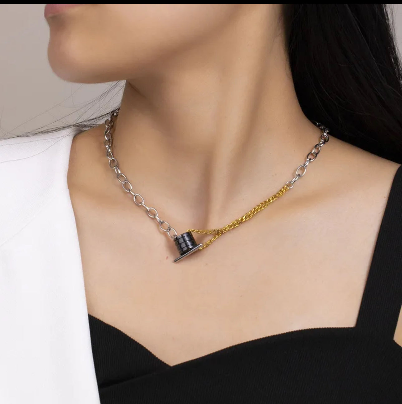 Collar de acero inoxidable