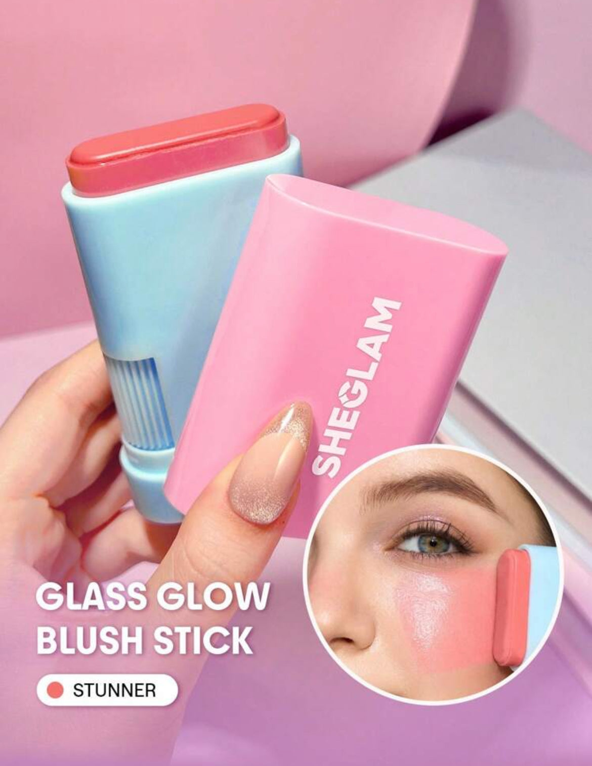Rubor en barra Glass Glow - Stunner