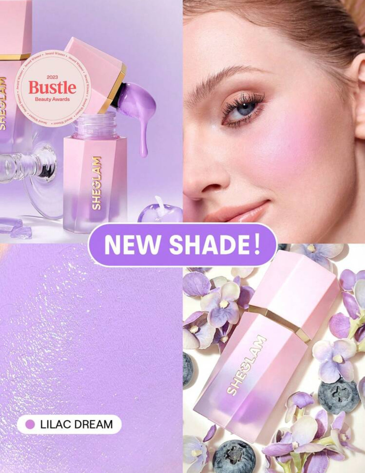 SHEGLAM RUBOR LILAC DREAM💟💜