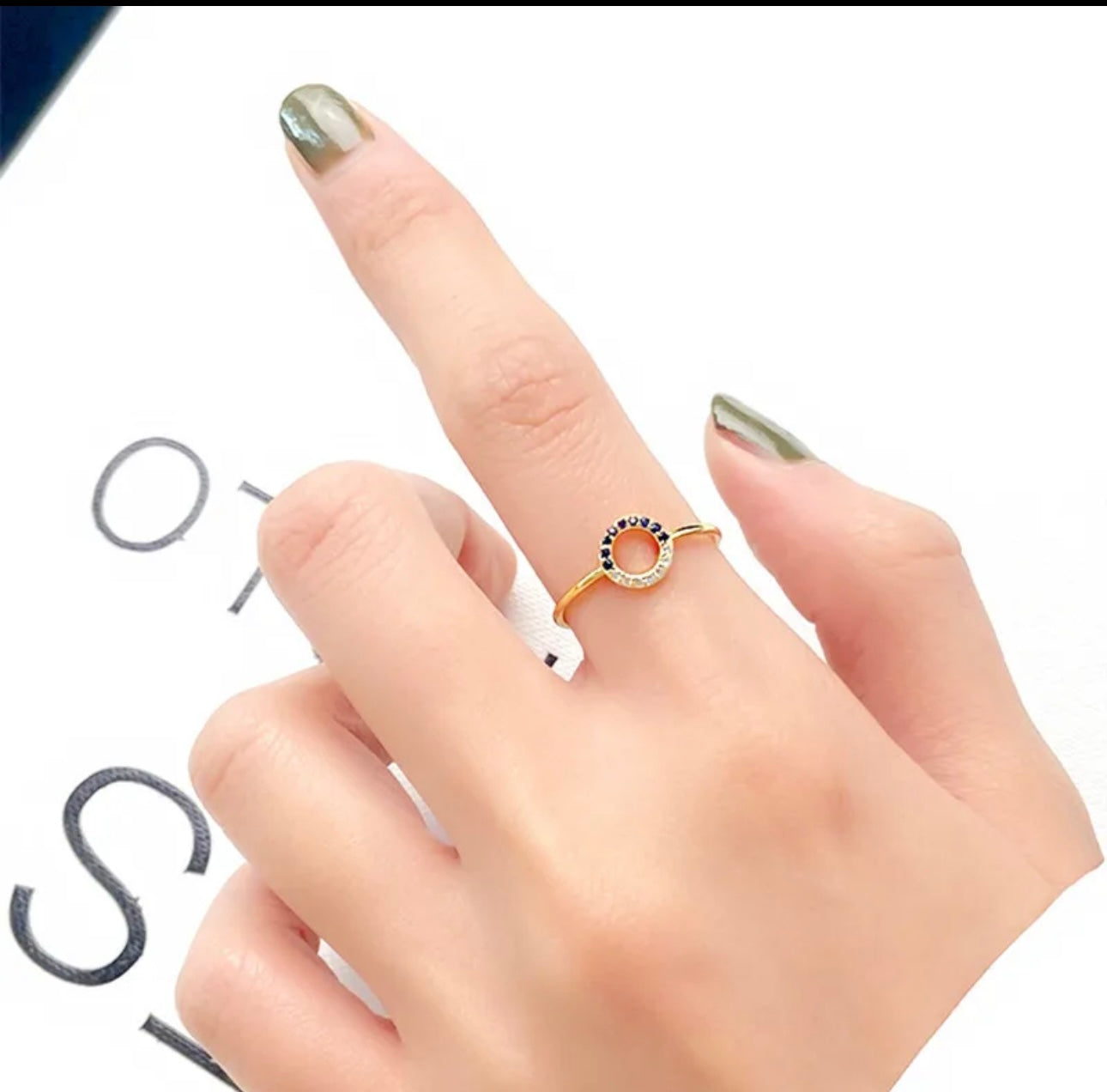 Anillo de acero inoxidable