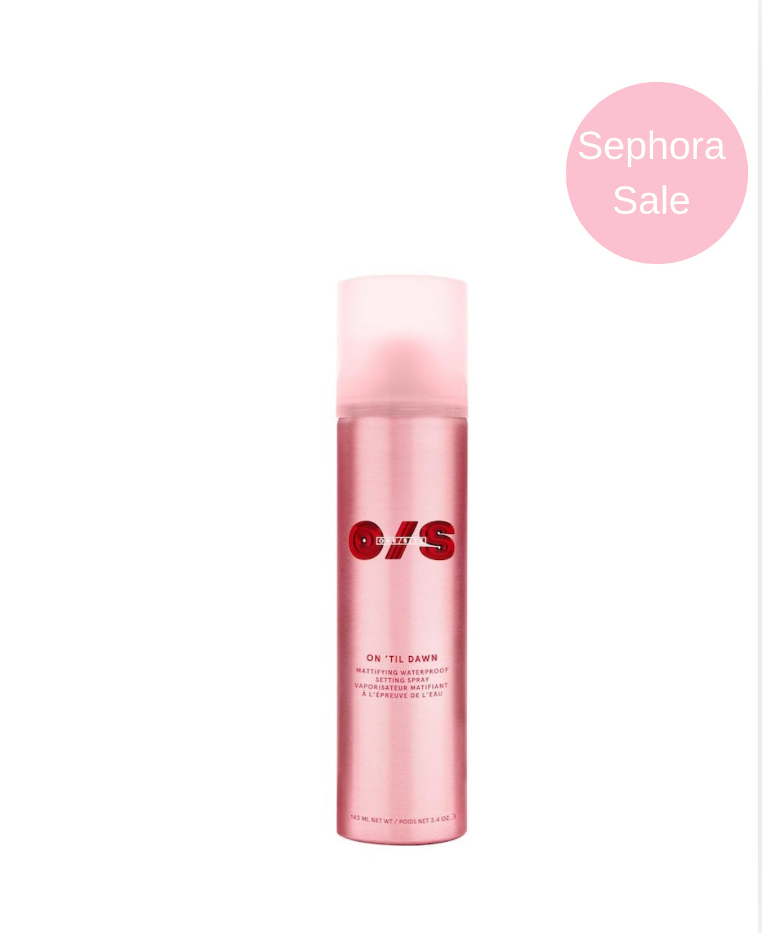 SEPHORA SALE ONE/SIZE by Patrick Starrr 
On 'Til Dawn Mattifying Waterproof Setting Spray “BAJO PEDIDO”