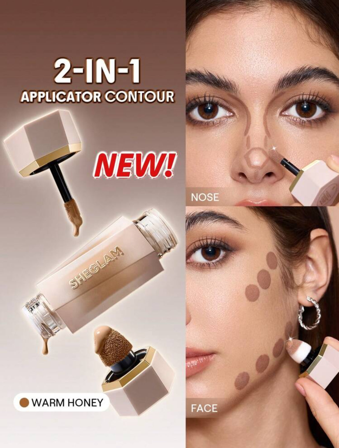 Dúo de contorno líquido - Warm Honey