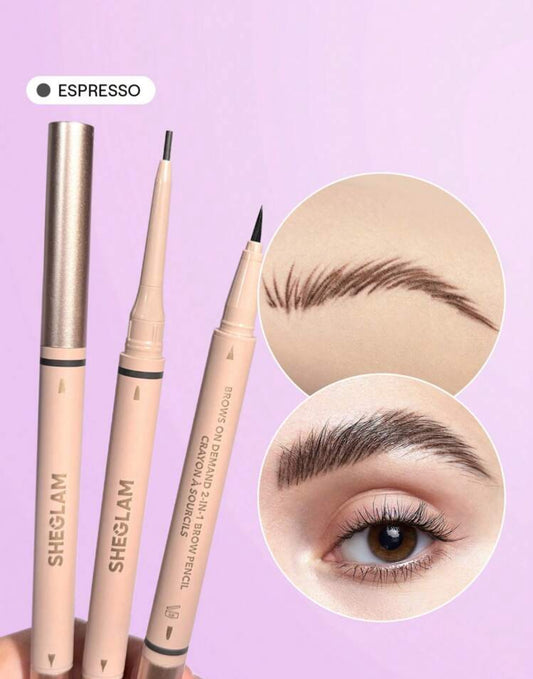 Lápiz de cejas 2 en 1 Brows On Demand - Espresso