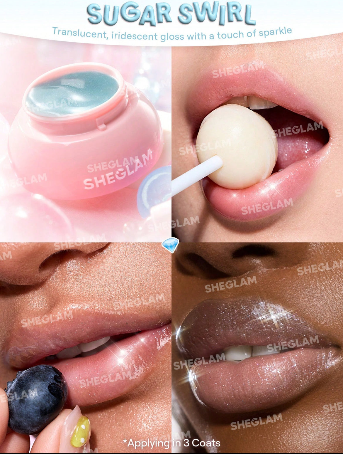 Mermelada de labios Hydra Jelly Pocket 🫦 Sugar Swirl 🍭