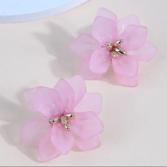 Aretes de flores