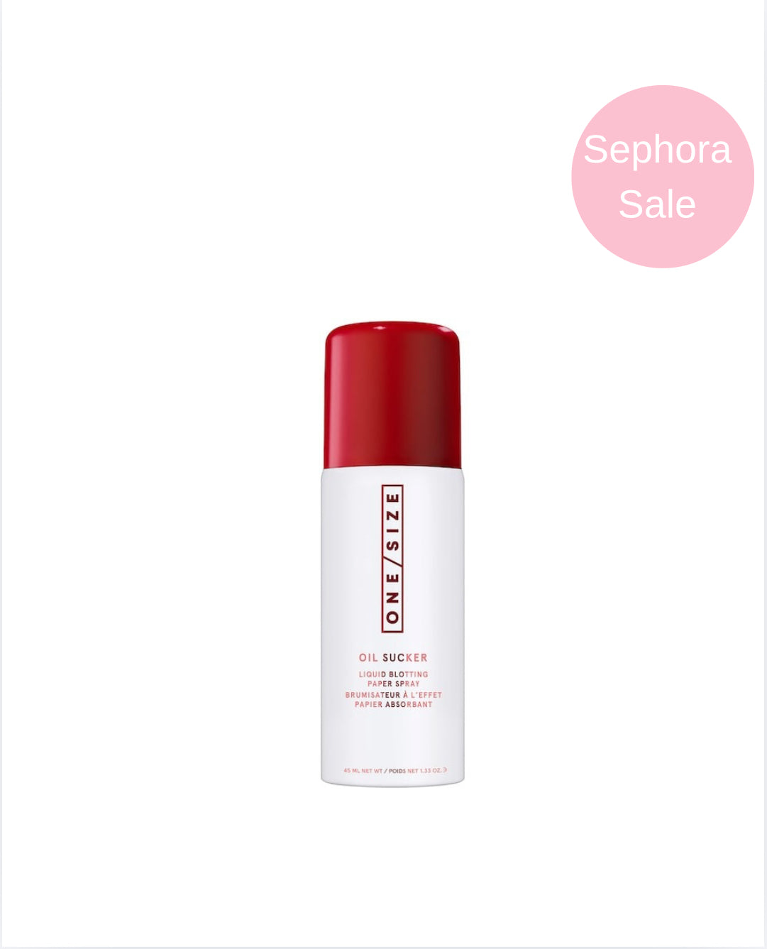 SEPHORA SALE ONE/SIZE by Patrick Starrr 
Oil Sucker Liquid Blotting Paper Touch Up Spray “BAJO PEDIDO”