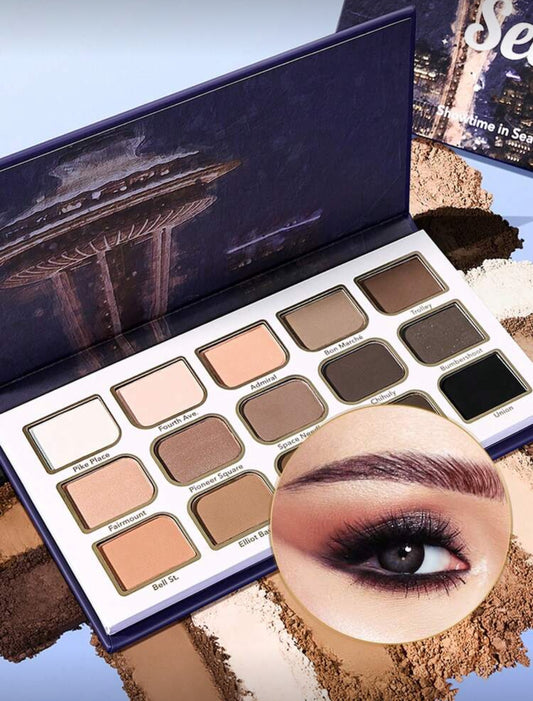 Paleta sombras Sheglam 15 colores- Seattle