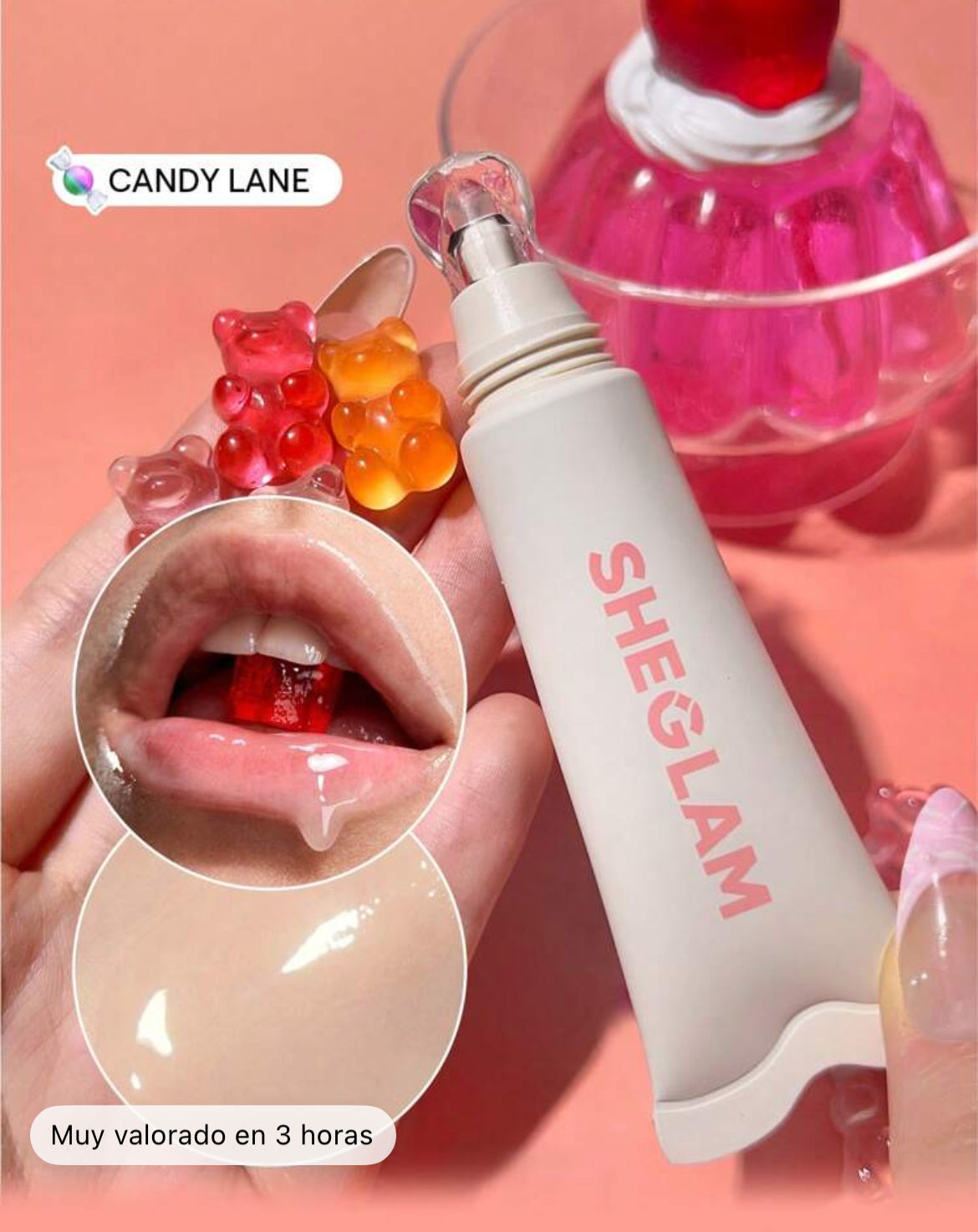 Brillo labial hidratante Crystal Glaze- Candy Line