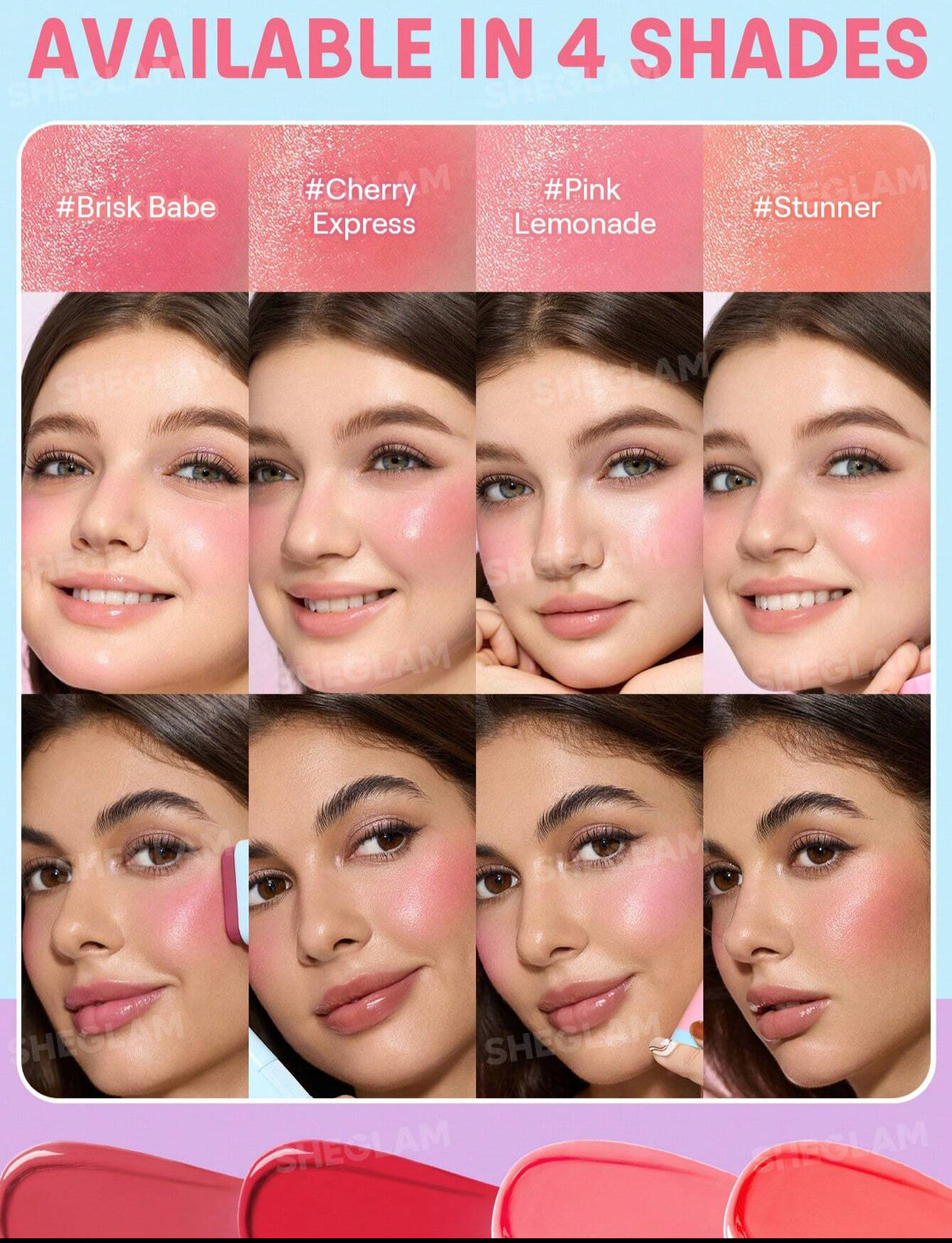 Rubor en barra Glass Glow - Brisk Babe