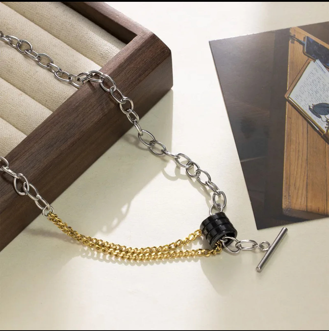 Collar de acero inoxidable