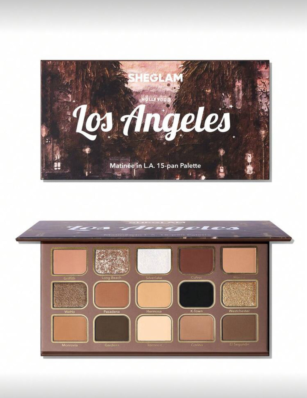 Paleta sombras Sheglam 15 colores-Los Ángeles