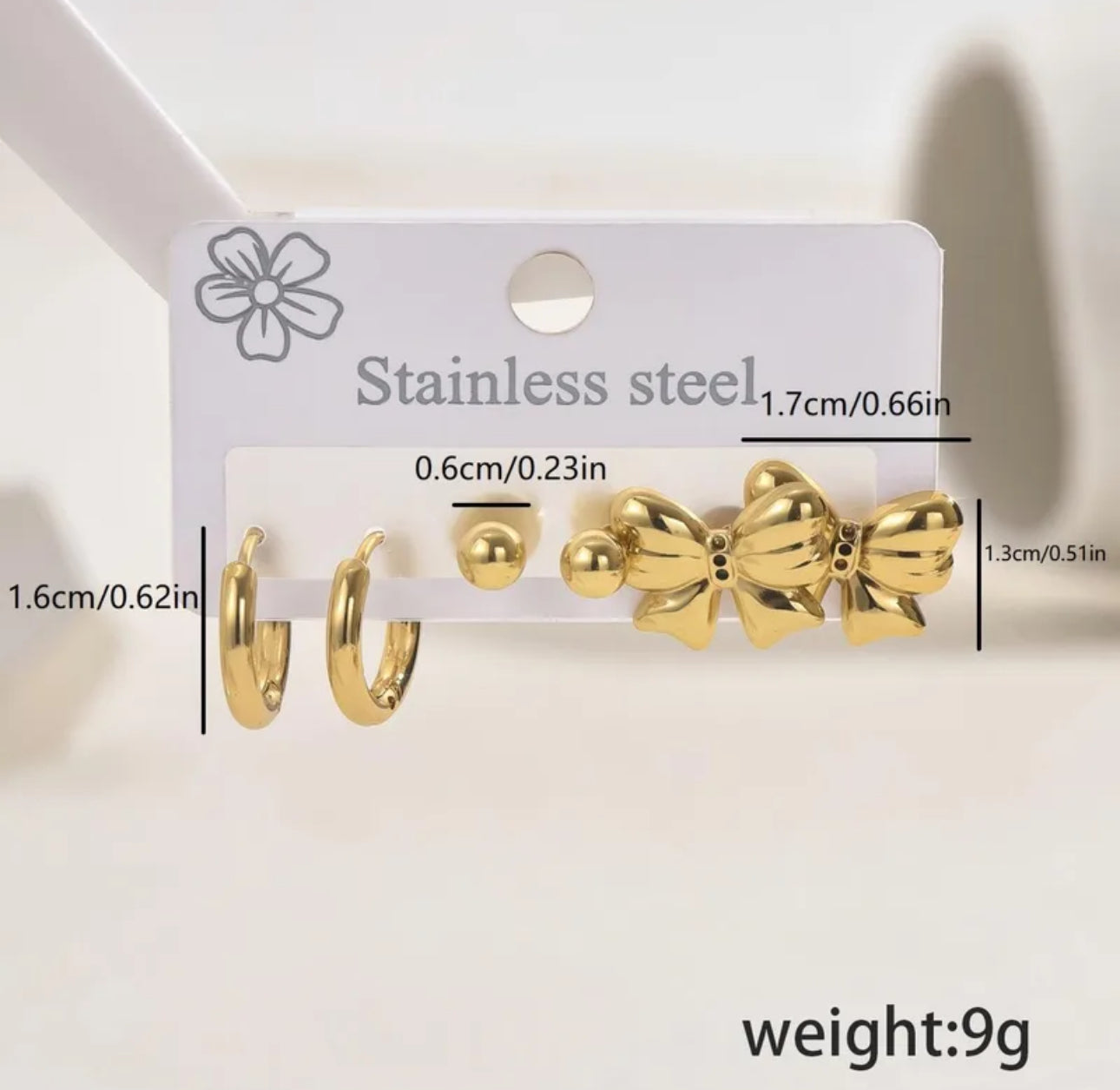 Juego de acero inoxidable