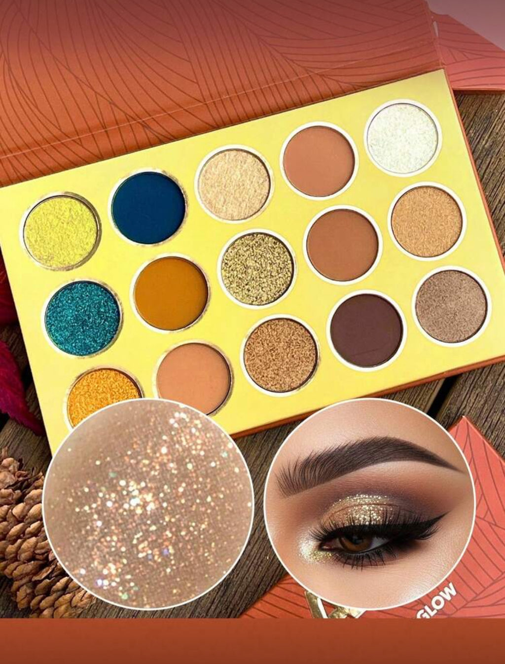 Paleta de sombras Sheglam 15 colores