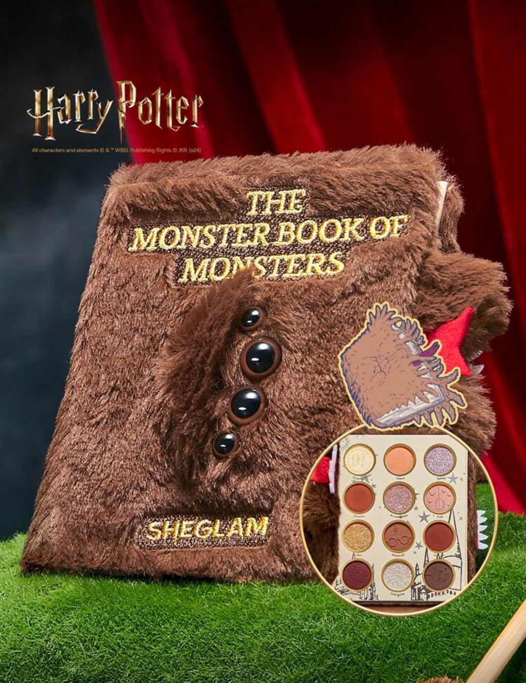 Paleta de sombras Harry potter x Sheglam 12 colores