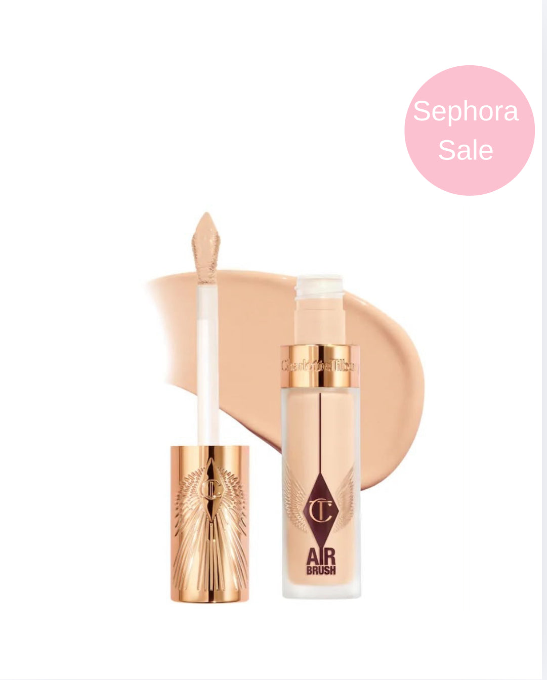 SEPHORA SALE Charlotte Tilbury 
Airbrush Flawless Crease-Proof Long-Wear Blur Concealer with Hyaluronic Acid “Bajo pedido”