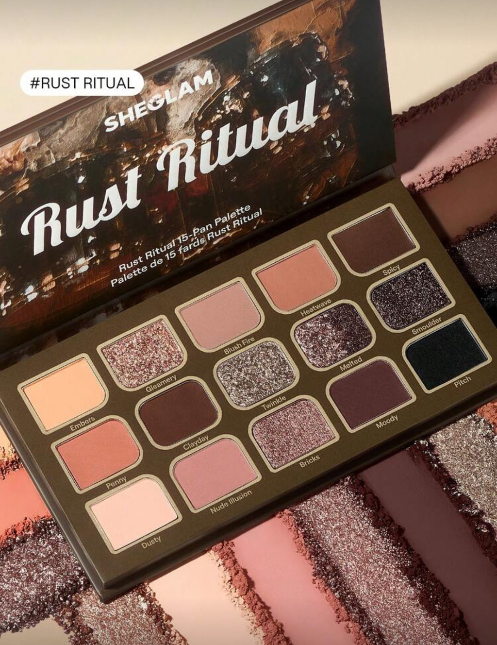Paleta sombras Sheglam 15 colores