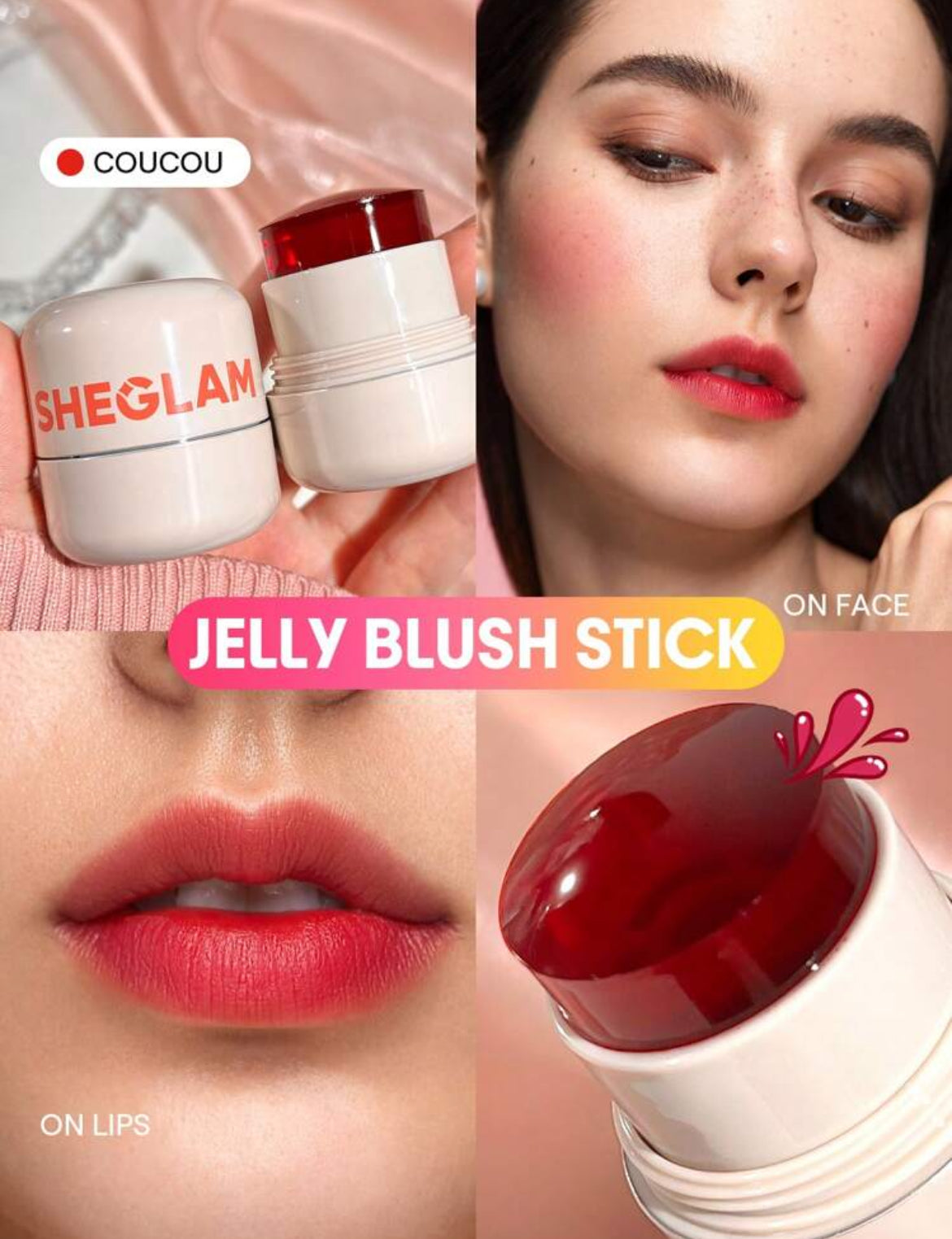 Tinte hidratante para labios y rubor Jelly-Licious- Cocou