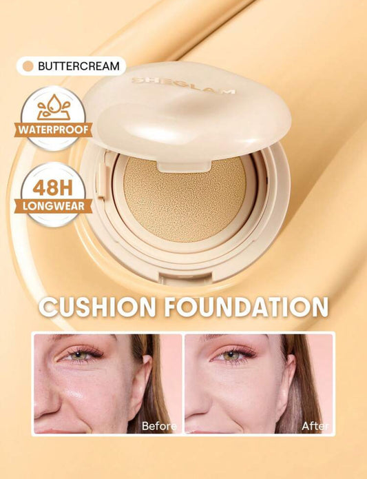 Base de maquillaje en formato cushion de larga duración