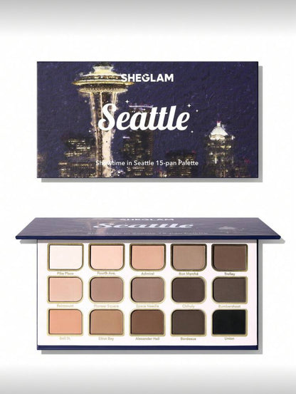 Paleta sombras Sheglam 15 colores- Seattle